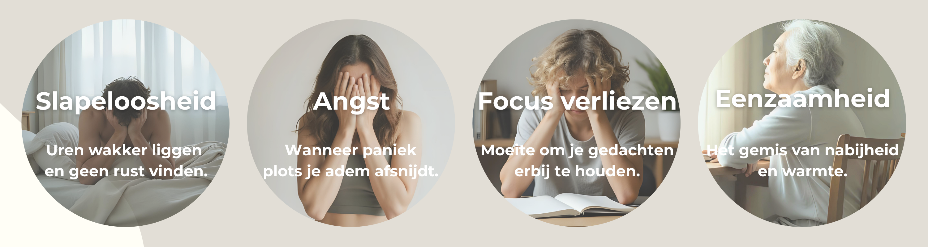 Slapeloosheid, Angst, Focus Verliezen, Eenzaamheid