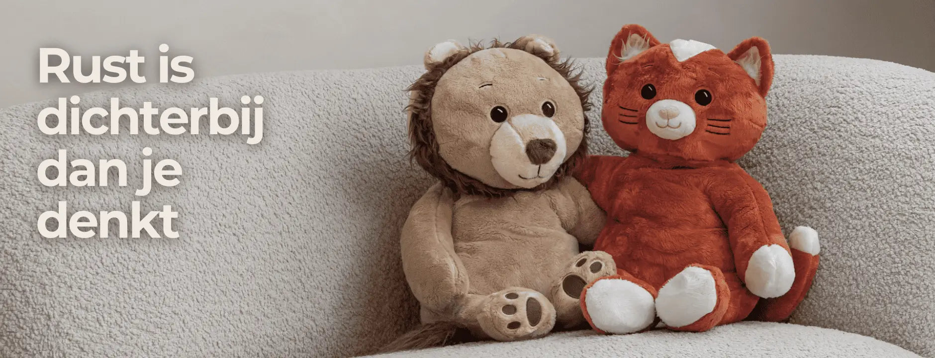 KUDL Verzwaringsknuffels met Hartslag, Ludo en Kiki